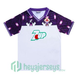 1992-1993 ACF Fiorentina Retro Away Jersey Purple White