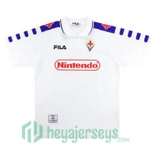 1998-1999 ACF Fiorentina Retro Away Jersey White