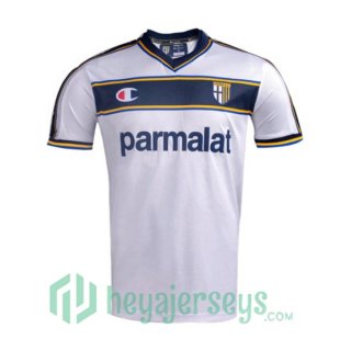 2002-2003 Parma Calcio Retro Away Jersey White