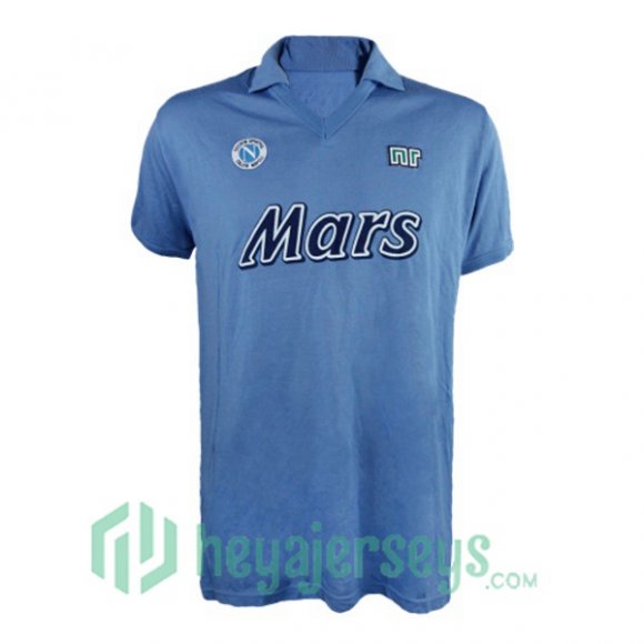 1989-1990 SSC Napoli Retro Home Jersey Blue