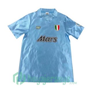 1990-1991 SSC Napoli Retro Home Jersey Blue