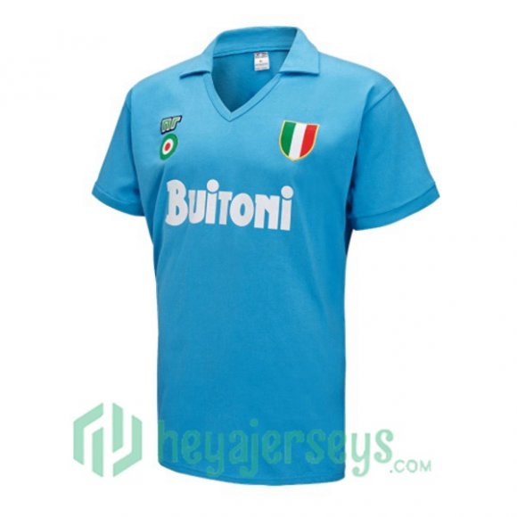 1987-1988 SSC Napoli Retro Home Jersey Blue