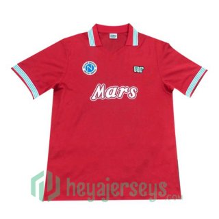1988-1989 SSC Napoli Retro Third Jersey Red