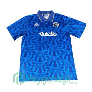 1991-1993 SSC Napoli Retro Home Jersey Blue