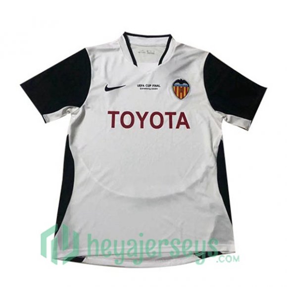 2003-2004 Valencia CF Retro Home Jersey White