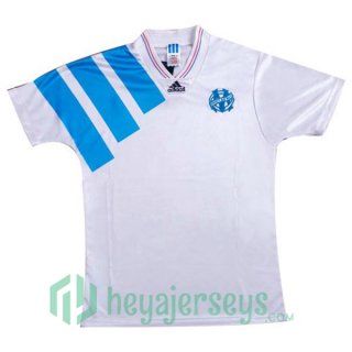 1992-1993 Olympique de Marseille Retro Home Jersey White