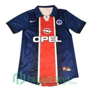 1998-1999 Paris PSG Retro Home Jersey Blue