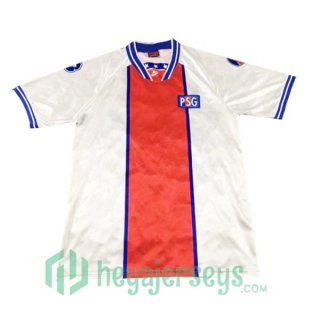 1994-1995 Paris PSG Retro Away Jersey White