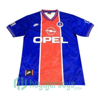 1995-1996 Paris PSG Retro Home Jersey Blue