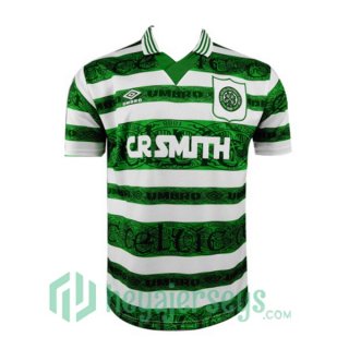 1995-1997 Celtic FC Retro Home Jersey Green White