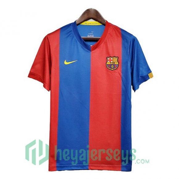 2006-2007 FC Barcelona Retro Home Jersey Red Blue