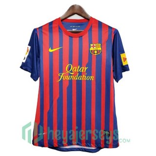 2011-2012 FC Barcelona Retro Home Jersey Red Blue