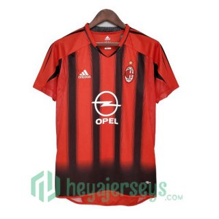 2004-2005 AC Milan Retro Home Jersey Red