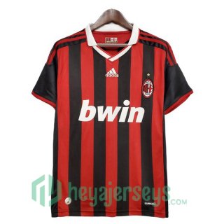 2009-2010 AC Milan Retro Home Jersey Red