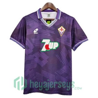 1992-1993 ACF Fiorentina Retro Home Jersey Purple
