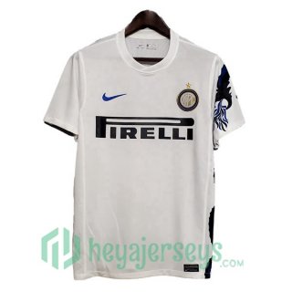 2010-2011 Inter Milan Retro Away Jersey White