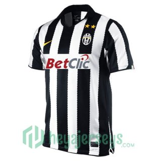 2011-2012 Juventus Retro Home Jersey Black White