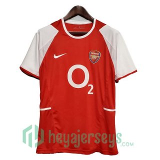 2002-2004 Arsenal Retro Home Jersey Red