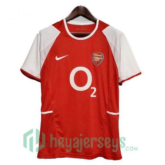 2002-2004 Arsenal Retro Home Jersey Red