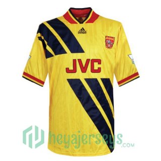 1993-1994 Arsenal Retro Away Jersey Yellow