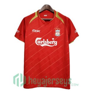 2005-2006 FC Liverpool Retro Home Jersey Red