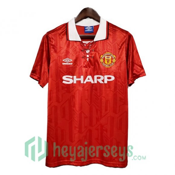 1992-1994 Manchester United Retro Home Jersey Red