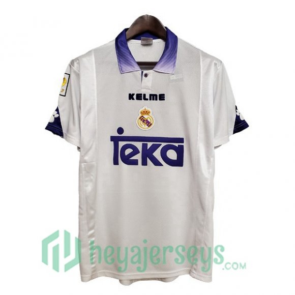 1997-1998 Real Madrid Retro Home Jersey White