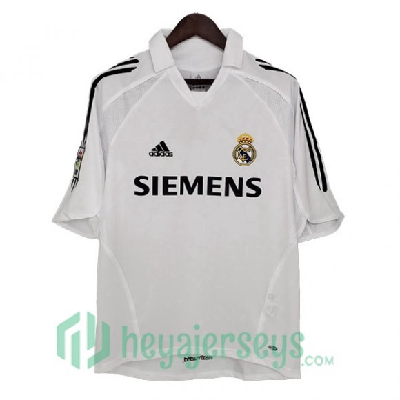 2005-2006 Real Madrid Retro Home Jersey White