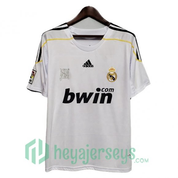 2009-2010 Real Madrid Retro Home Jersey White
