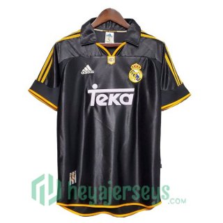 1998-1999 Real Madrid Retro Away Jersey Black