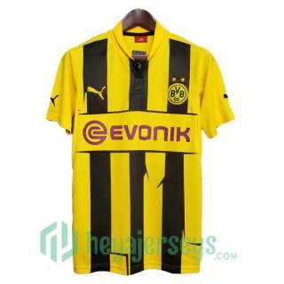 2012-2013 Dortmund BVB Retro Home Jersey Yellow