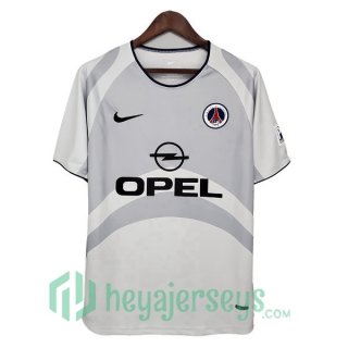 2001-2002 Paris PSG Retro Away Jersey White