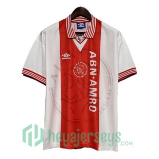1995-1996 AFC Ajax Retro Home Jersey Red