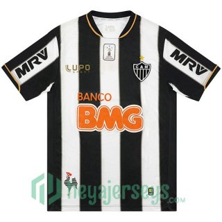 2013 Atletico Mineiro Retro Home Jersey Black White