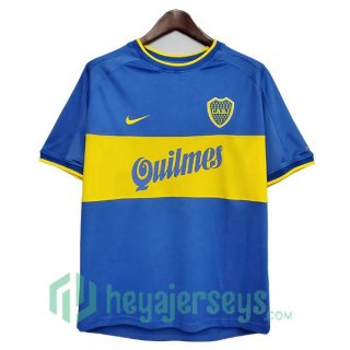 1999-2000 Boca Juniors Retro Home Jersey Blue