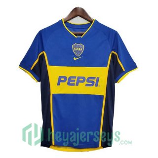 2002 Boca Juniors Retro Home Jersey Blue