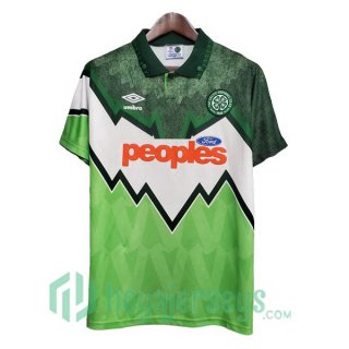 1991-1992 Celtic FC Retro Home Jersey Green