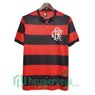 1978-1979 Flamengo Retro Home Jersey Red Black