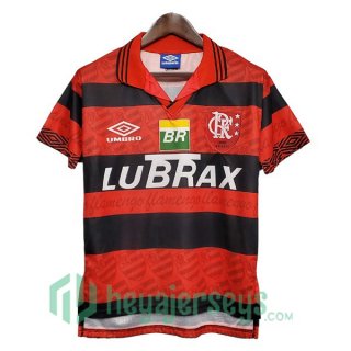 1995 Flamengo Retro Home Jersey Red Black