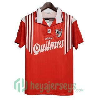 1995-1996 River Plate Retro Away Jersey Red