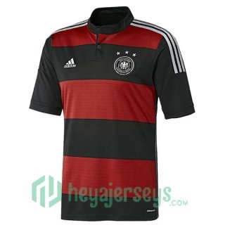 2014 Germany Retro Away Jersey Black Red