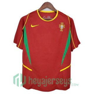 2002 Portugal Retro Home Jersey Red