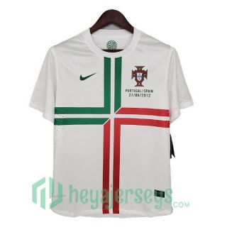 2012 Portugal Retro Away Jersey White