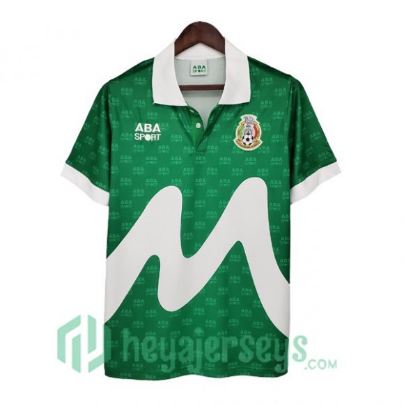 1995 Mexico Retro Home Jersey Green White