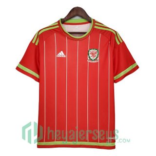 2015-2016 Wales Retro Home Jersey Red
