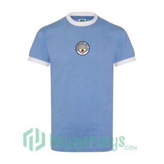 1972 Manchester City Retro Home Jersey Blue