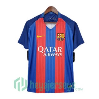 2016-2017 FC Barcelona Retro Home Jersey Red Blue