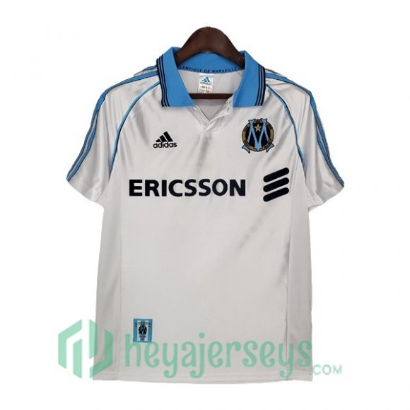 1998-1999 Marseille OM Retro Home Jerseys White