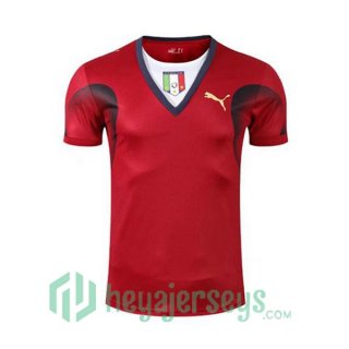 2006 World Cup Champion Italy Goalkeeper Jerseys Retro Red