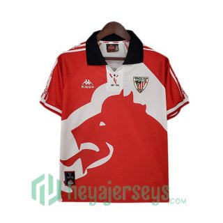 1997-1998 Athletic Bilbao Retro Home Jerseys Red